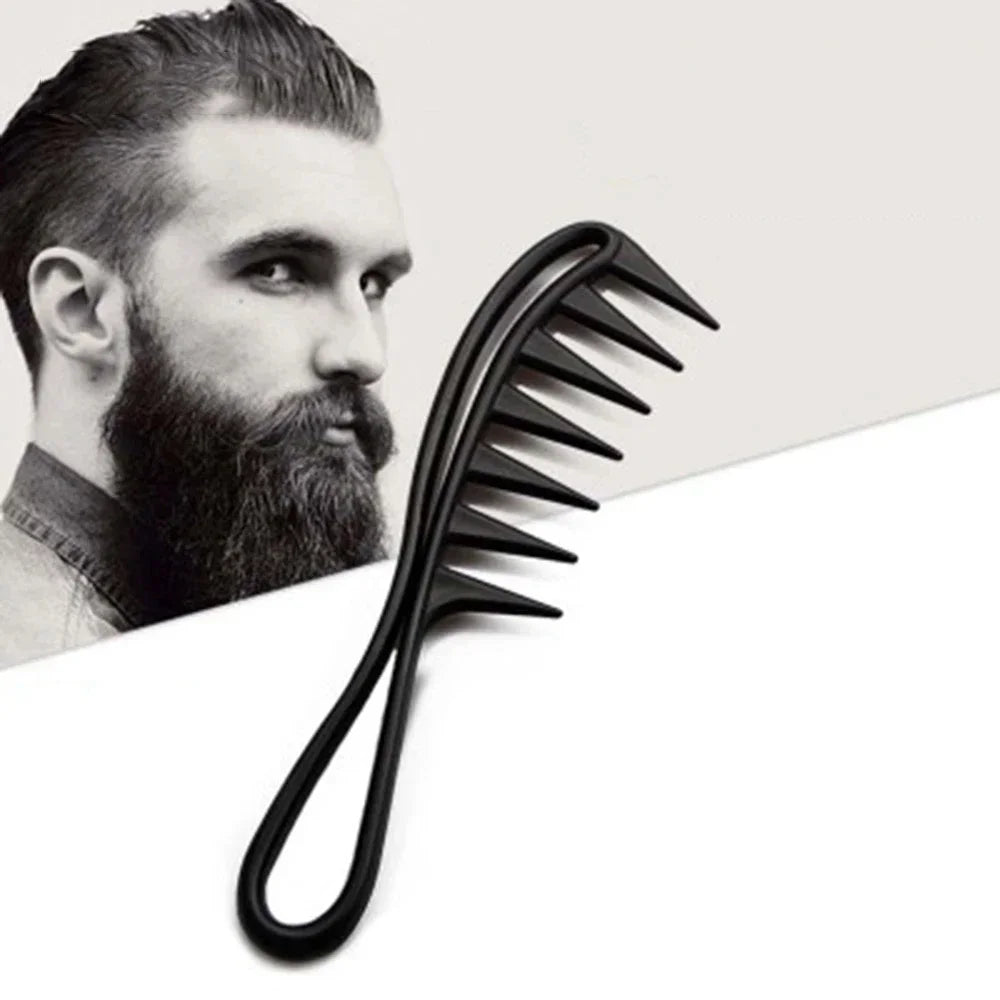 Grzebień Barberski Szerokozębny – Do Stylizacji Włosów Olejowanych
